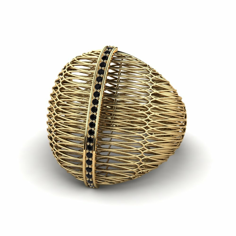 Zafiro negro Anillo Amtorg