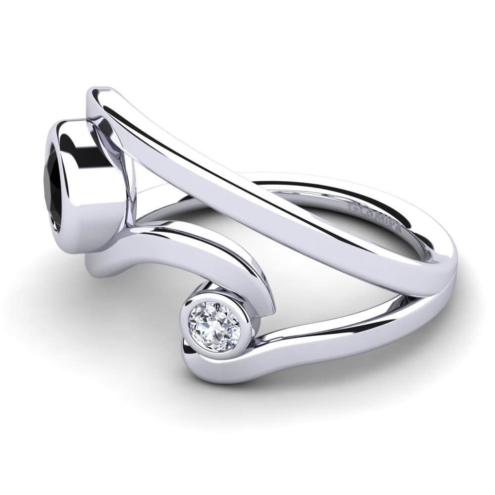 Schwarzer Diamant Ring Anacelis