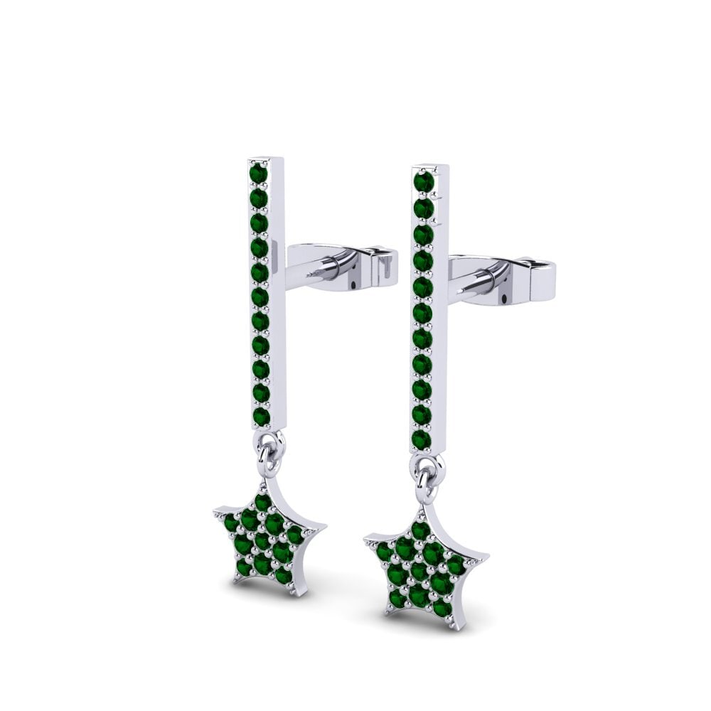 Green Zirconia Earring Anadyomene