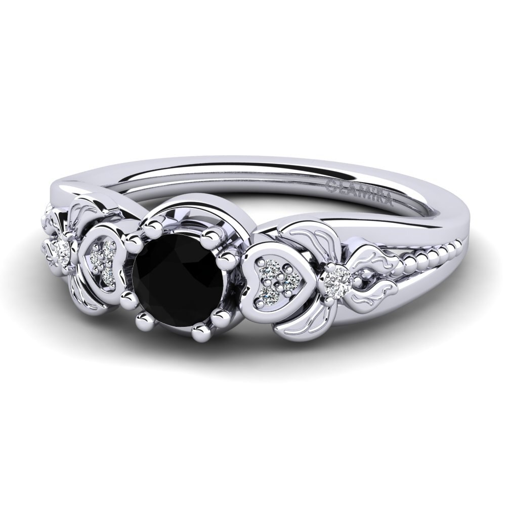 Black Onyx Women's Ring Anamir
