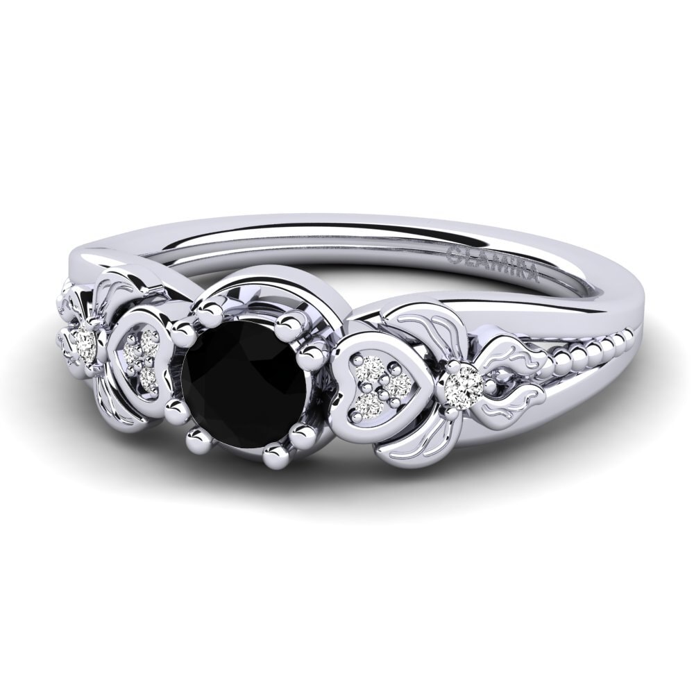 Ónix Negro Anillo de Mujer Anamir
