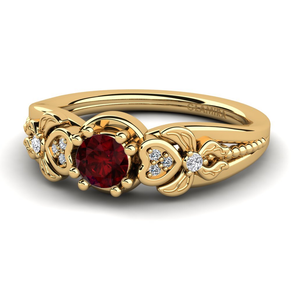 Garnet Women's Ring Anamir