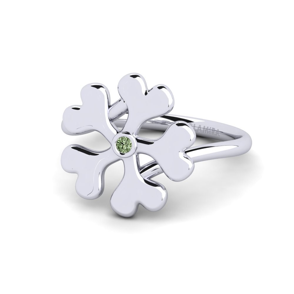 Diamante Verde Anillo Anchor