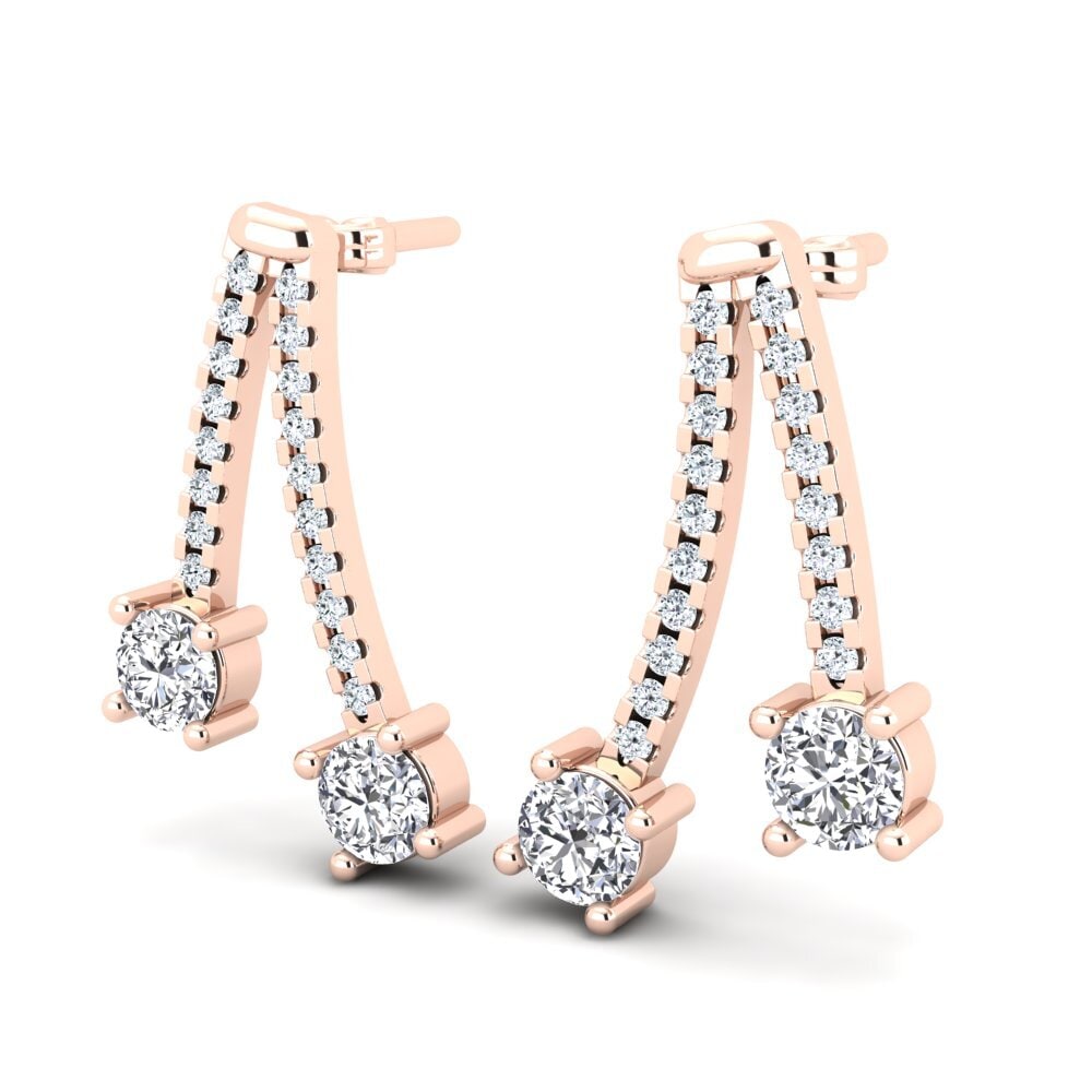 18ct Rose Gold Women's Earring Andraste