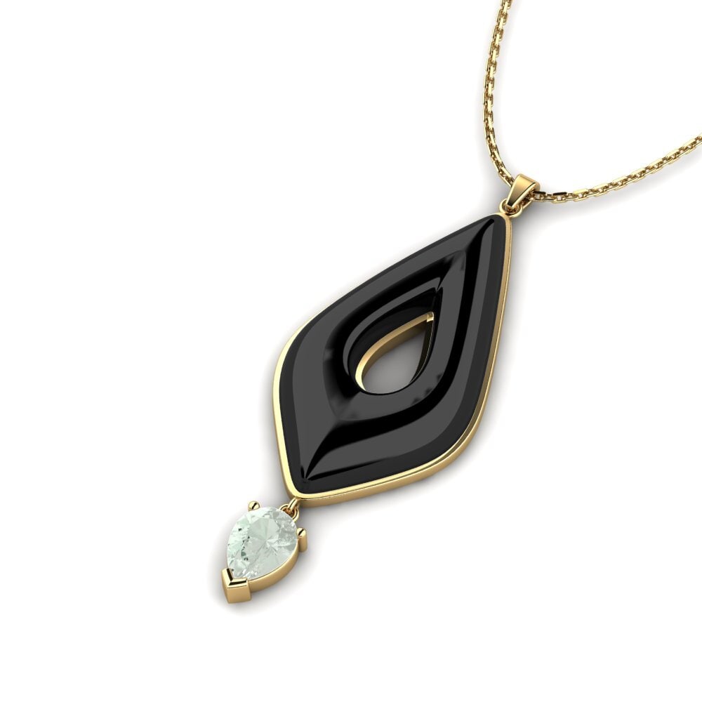 Amatista verde Colgante de Mujer Andreas