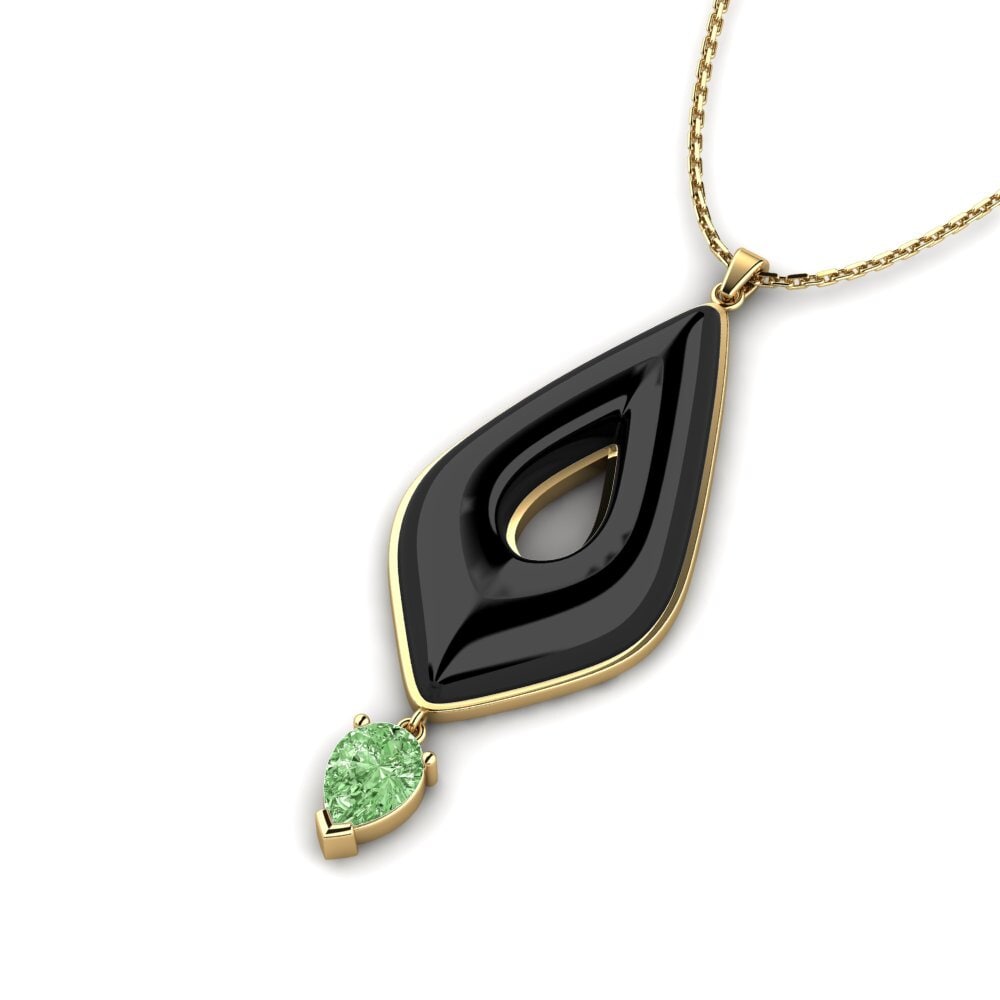 Diamante Verde Colgante de Mujer Andreas