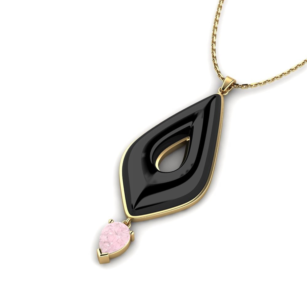 Cuarzo rosa Colgante de Mujer Andreas
