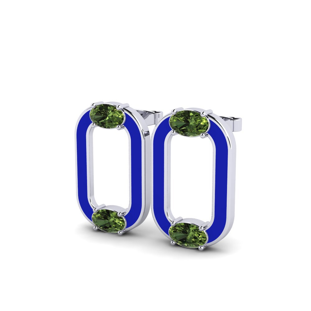 Green Sapphire Women's Earring Androhung