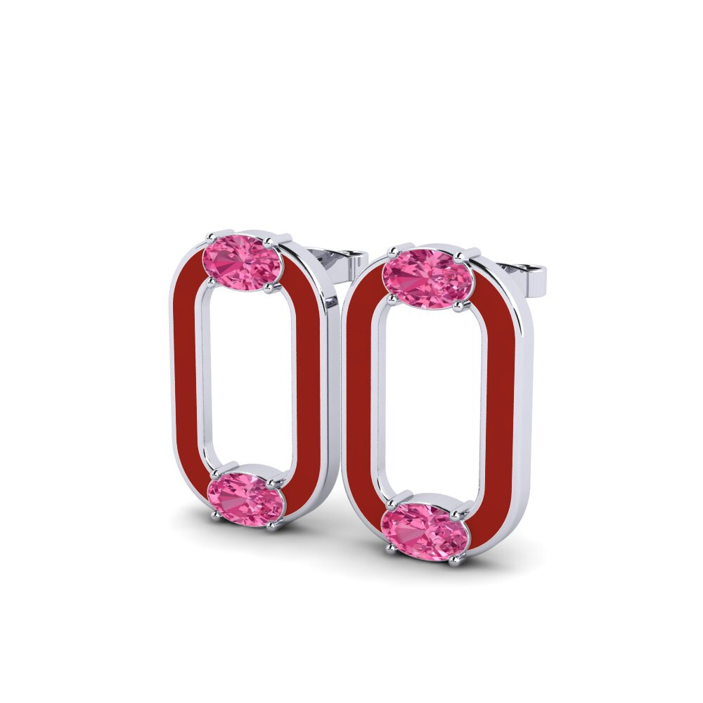 Pink Tourmaline Women's Earring Androhung