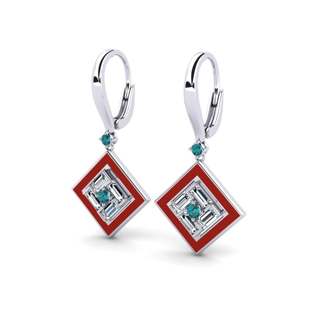 Blauer Diamant Damen ohrring Androm