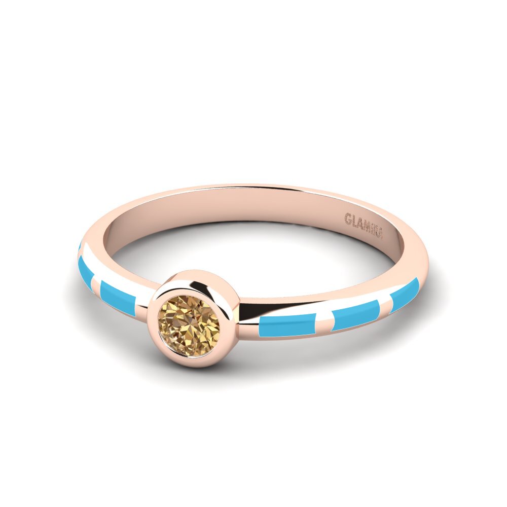 Brauner Diamant Ring Aneous