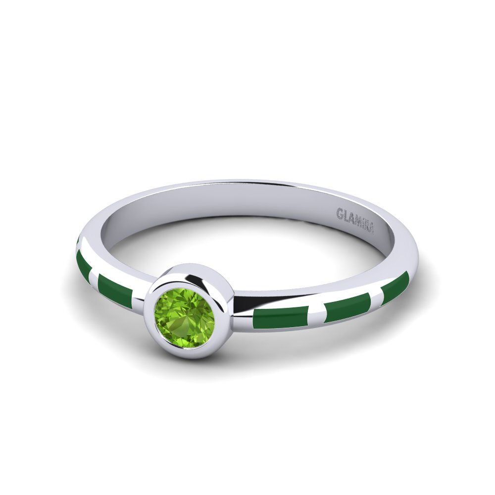 Peridoto Anello Aneous