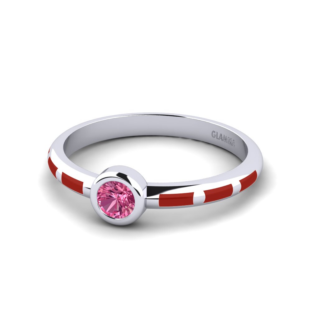 Tormalina Rosa Anello Aneous