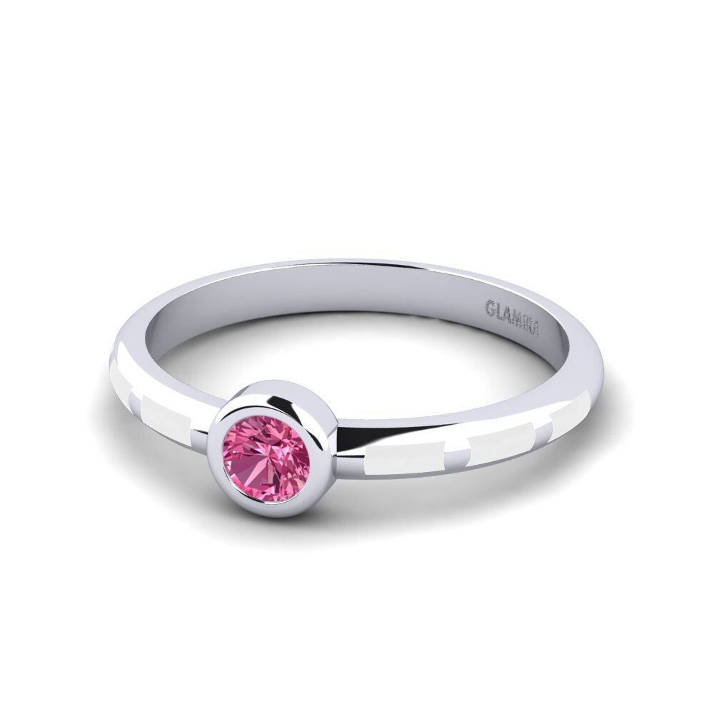 Tormalina Rosa Anello Aneous