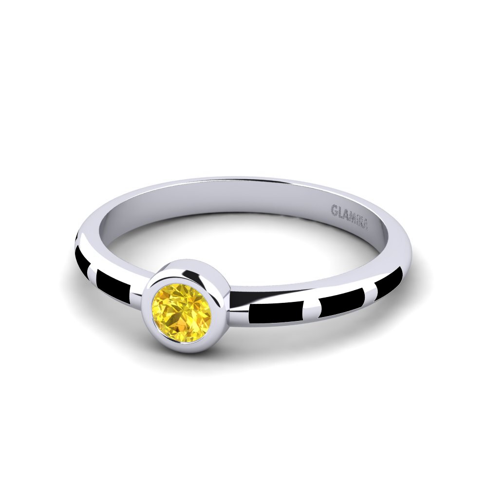 Yellow Sapphire Ring Aneous