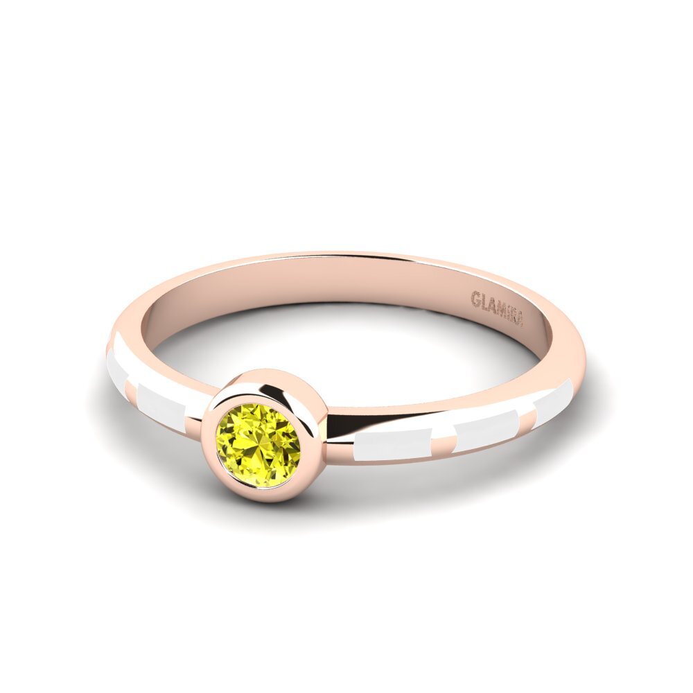 Gelber Diamant Ring Aneous