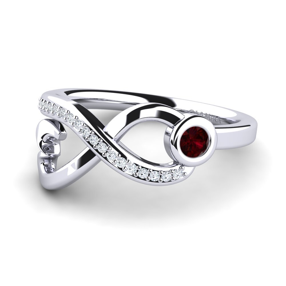 Garnet Ring Anessia