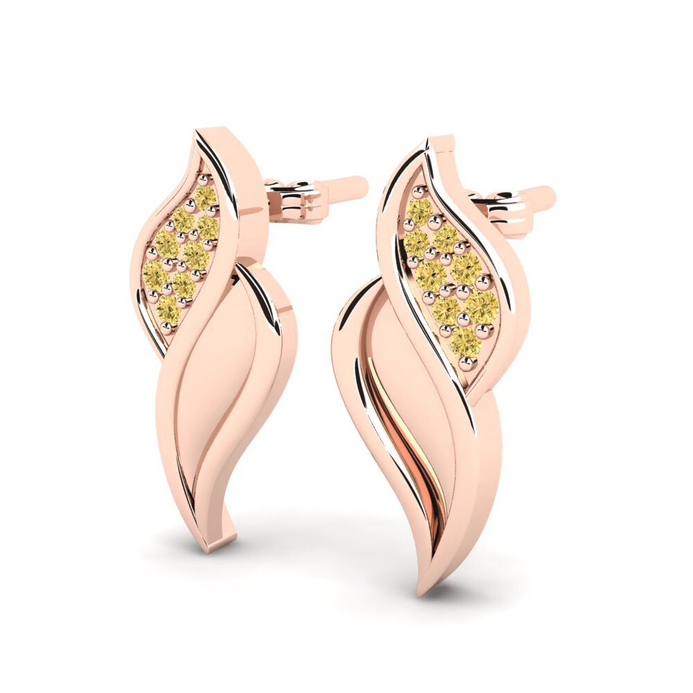 Yellow Diamond Women's Earring Angelito