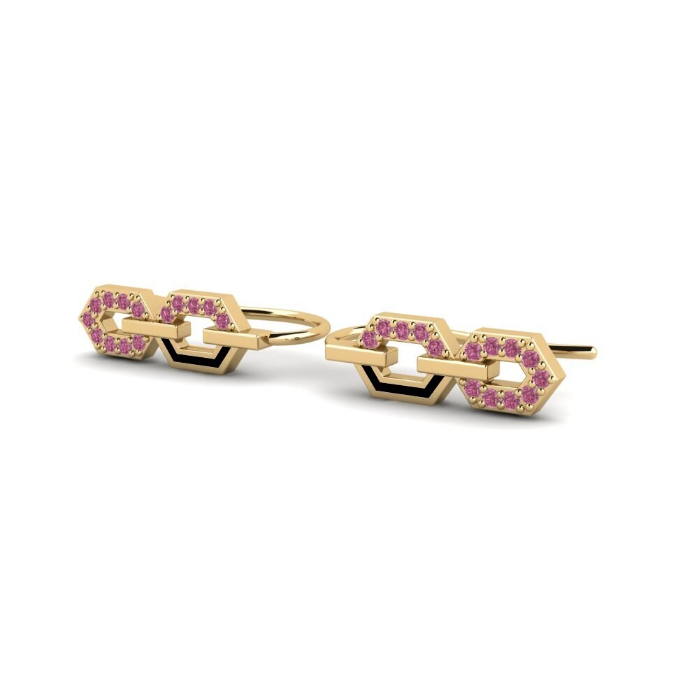 Granate Rhodolite Pendiente de mujer Angelonia