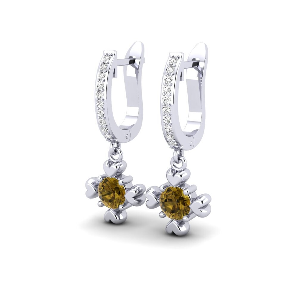 Brown Zircon Women's Earring Angelot