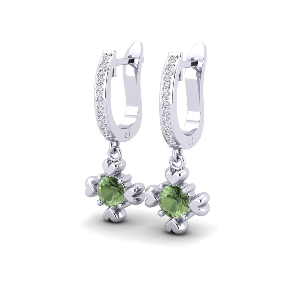 Green Sapphire Women's Earring Angelot