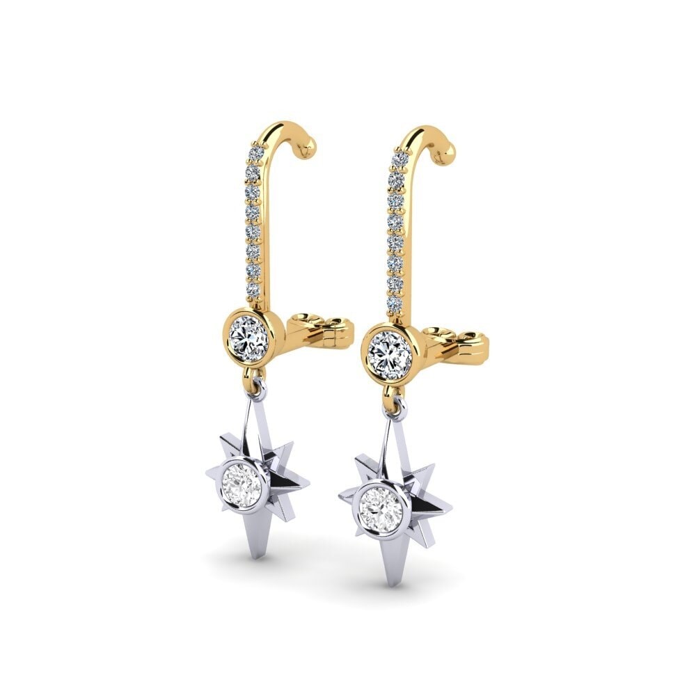 Vàng-Trắng 18K Bông tai nữ Angetenar