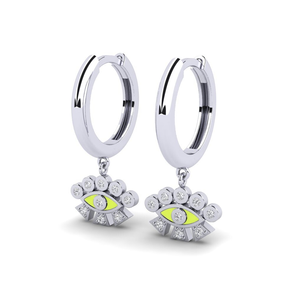 Plata 925 Pendiente de mujer Angkor