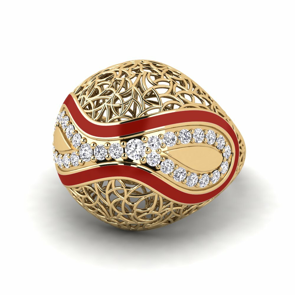 Bagues Diamant De Synthèse Fusion