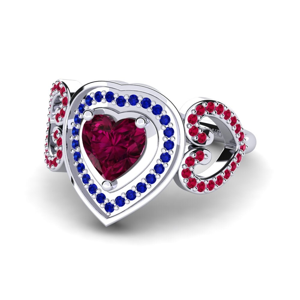 Rhodolite Garnet Ring Anisah
