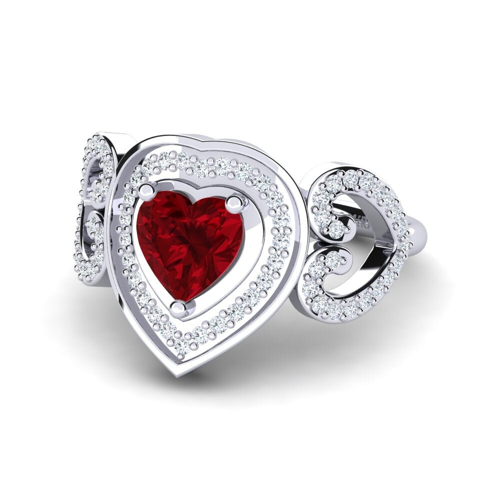 Circonita Roja Anillo Anisah