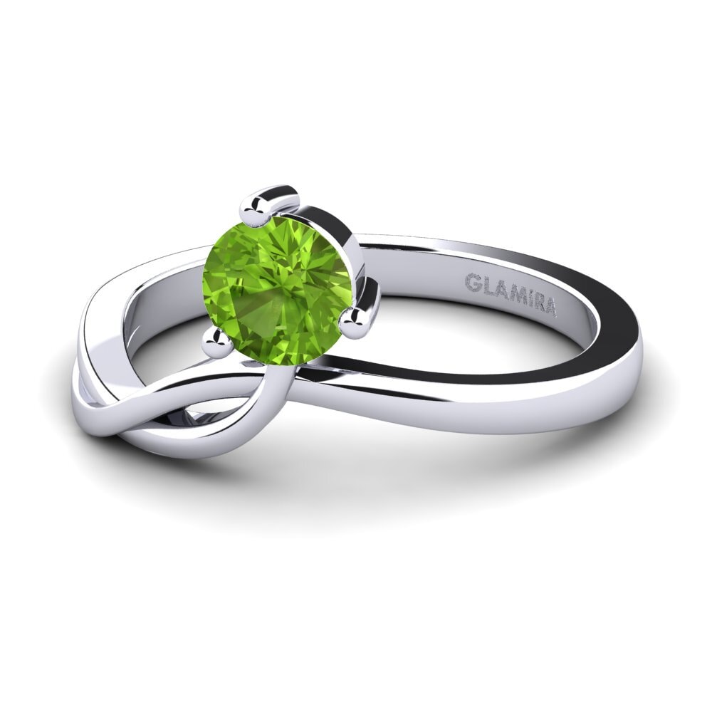 Peridot Engagement Ring Anissa 0.5 crt