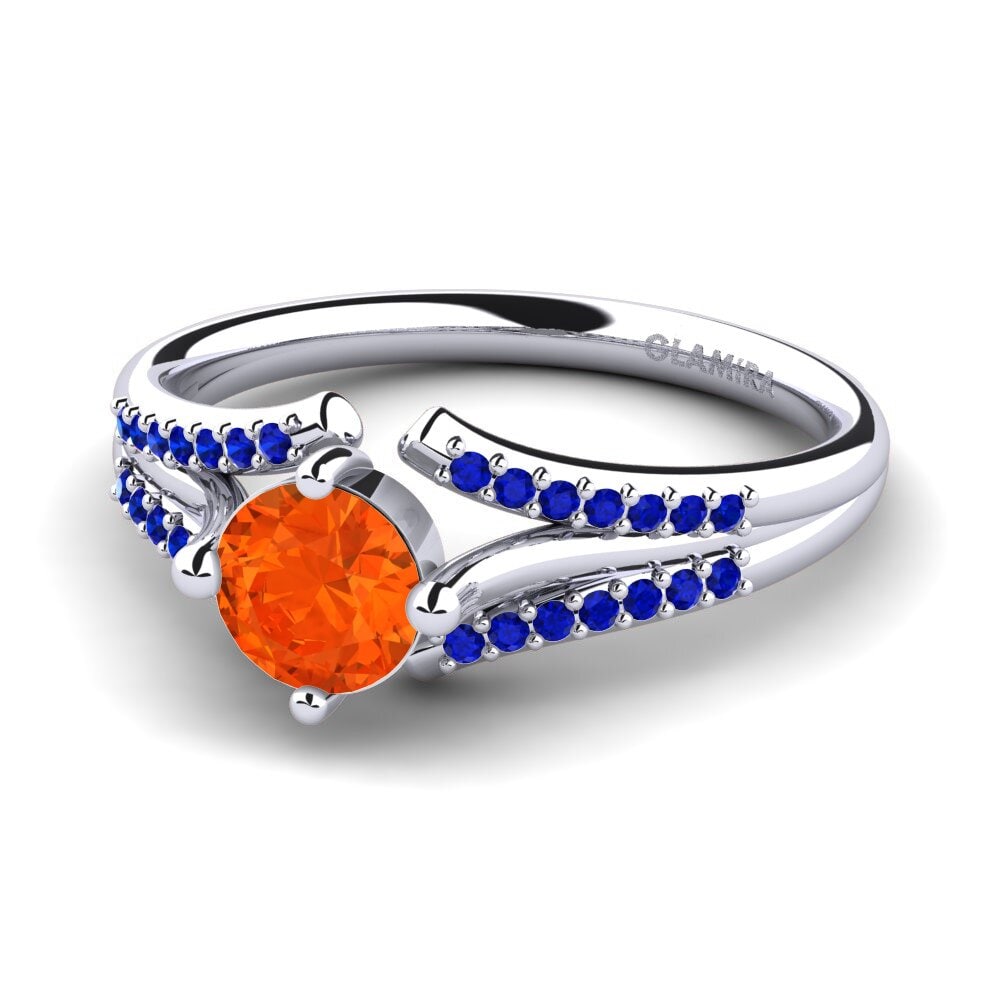 Fire-Opal Engagement Ring Anjeliett