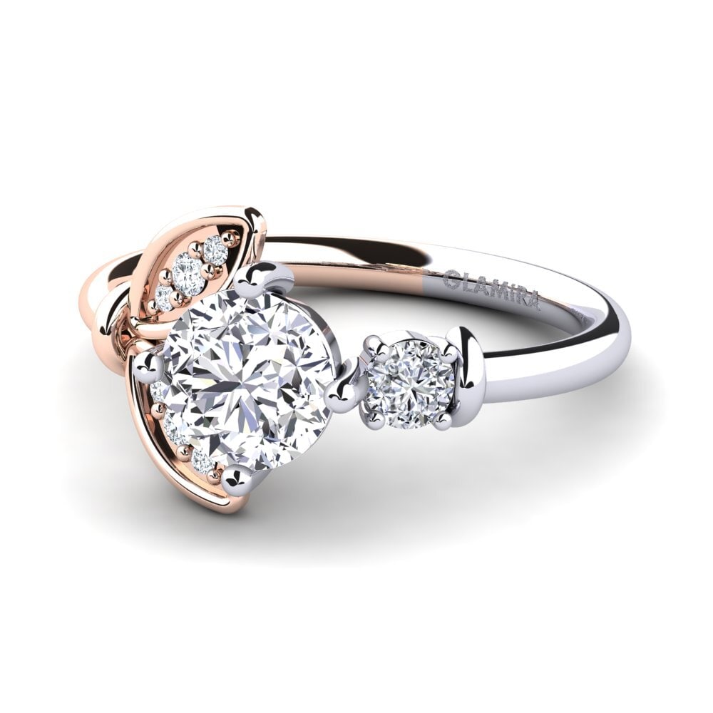 14ct White / Rose Gold Ring Anmolika