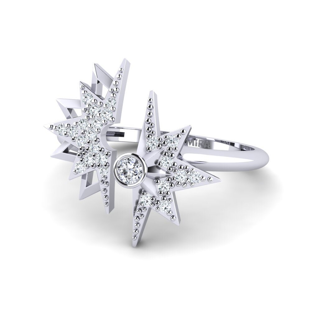 Diamante cultivado en laboratorio Anillo Anpao