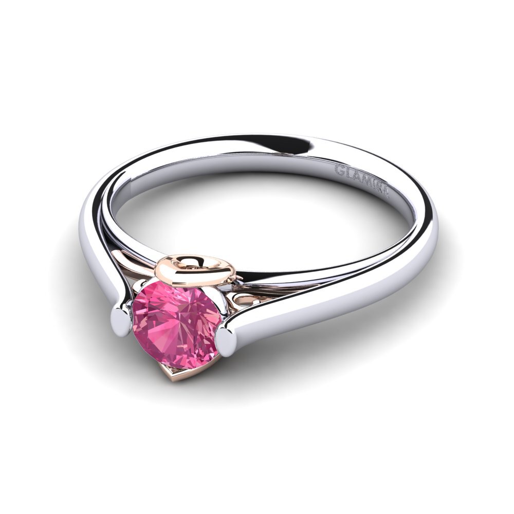 Pink Tourmaline Engagement Ring Antesha