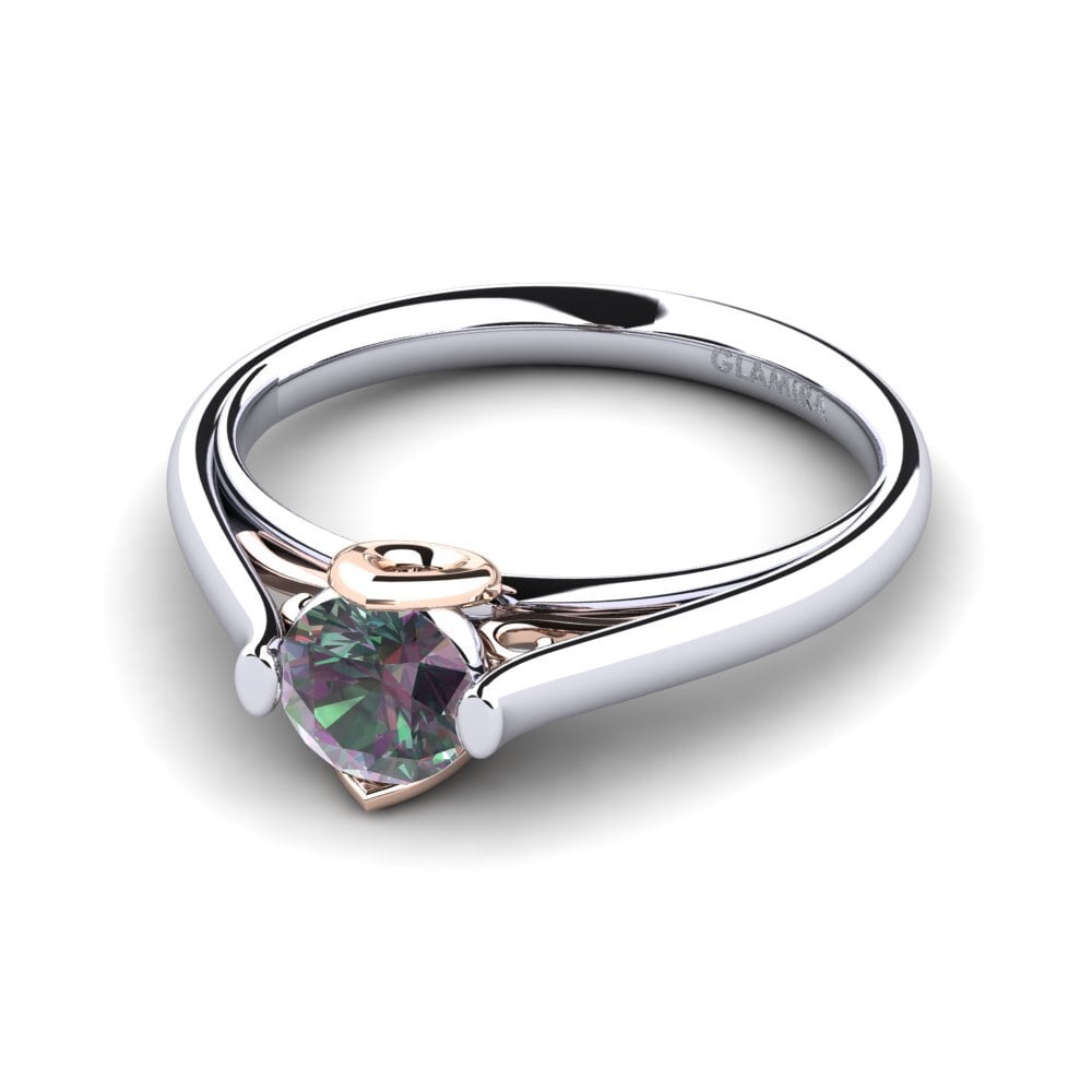Mystic Topaz Engagement Ring Antesha