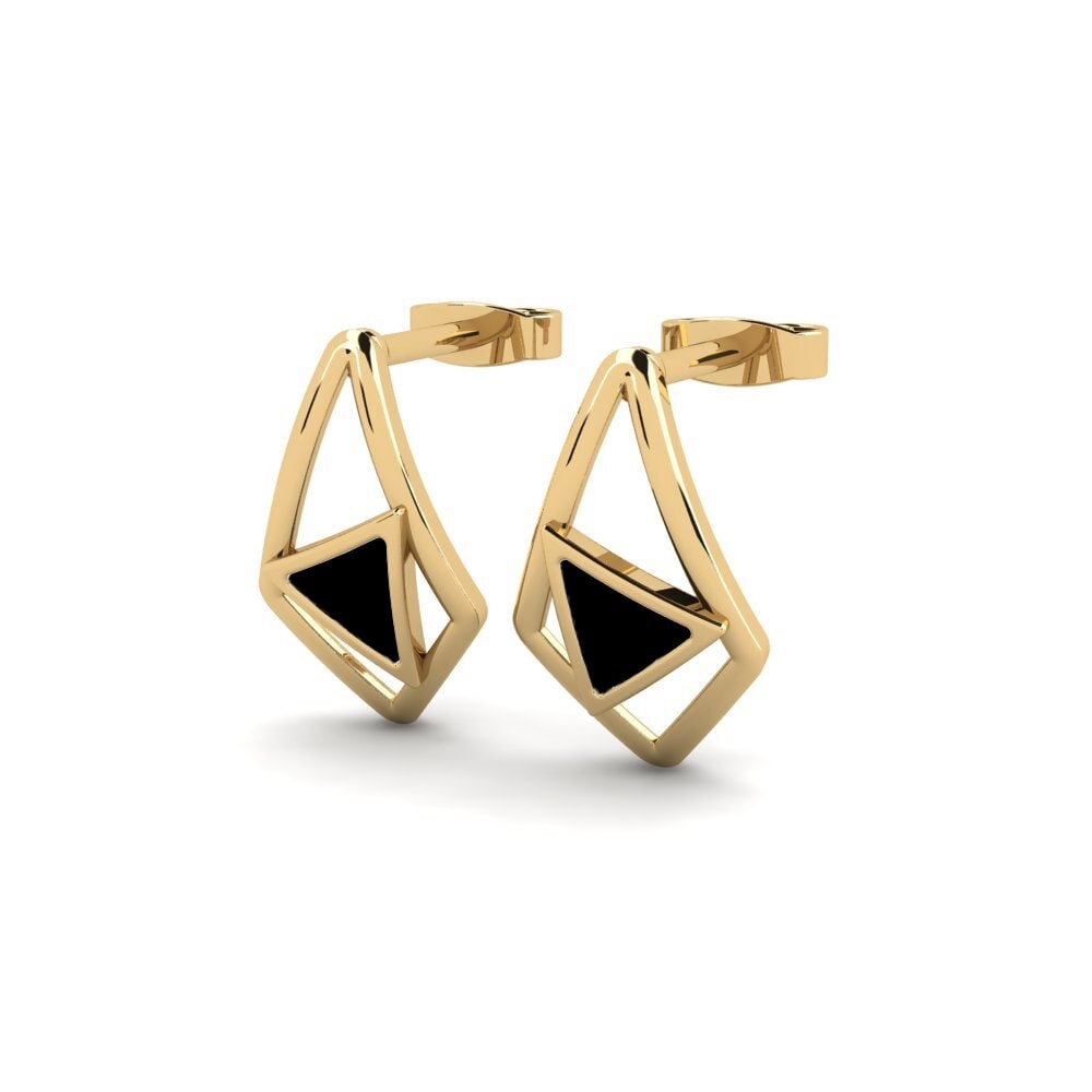 9k Oro Amarillo Pendientes Antidater