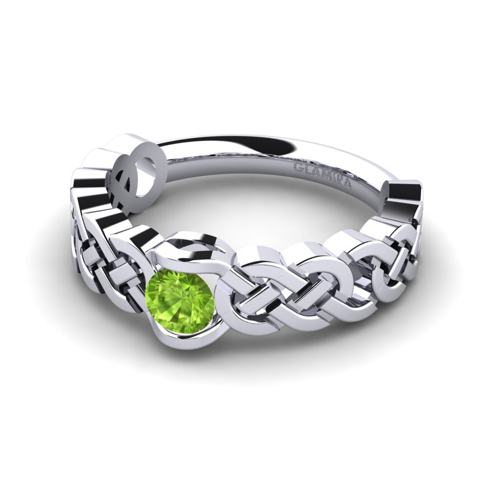 Peridot Engagement Ring Antonella