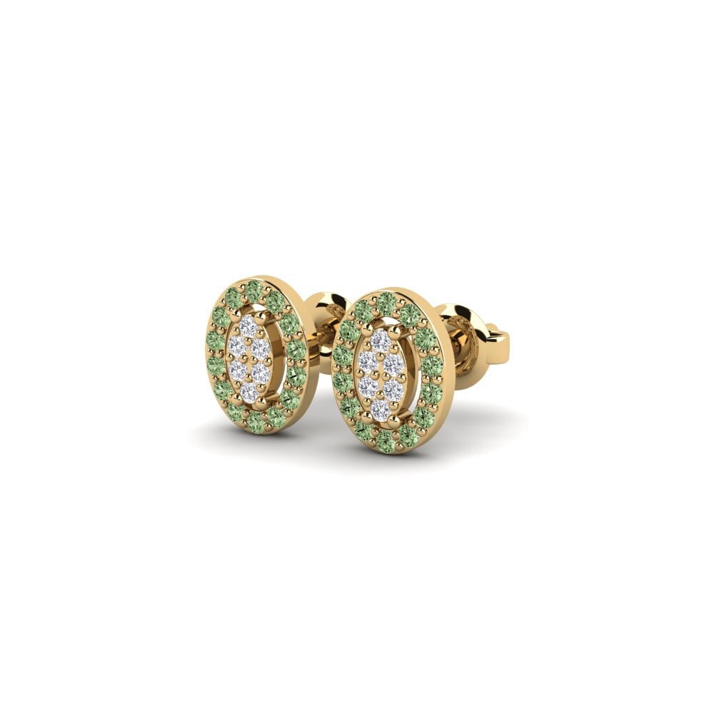 Green Diamond Women's Earring Antspaudas
