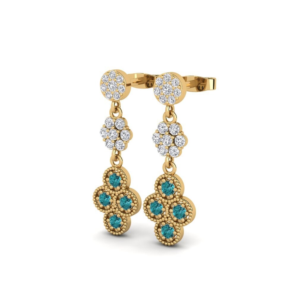 Blue Diamond Women's Earring Anything