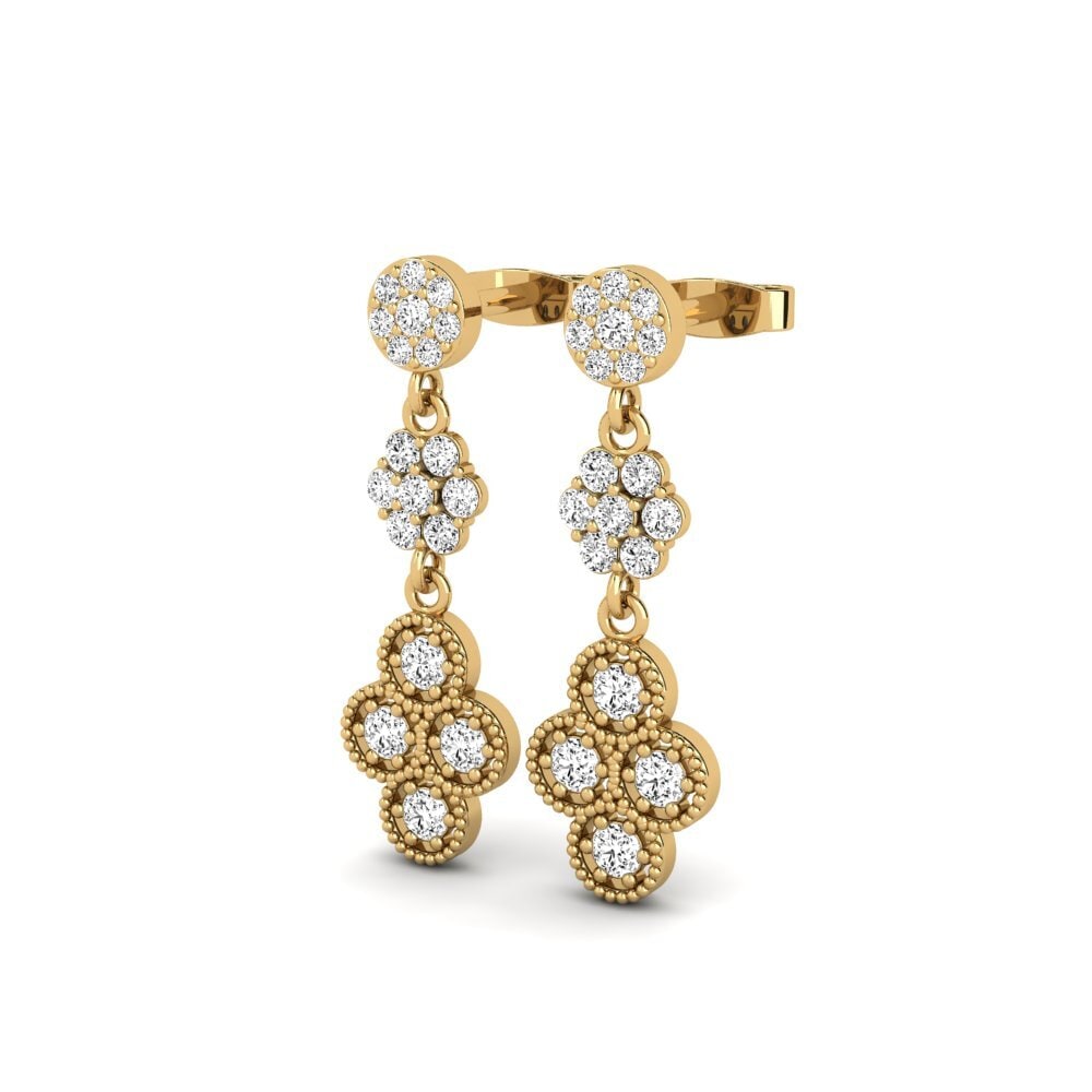 Đá Moissanite Bông tai nữ Anything