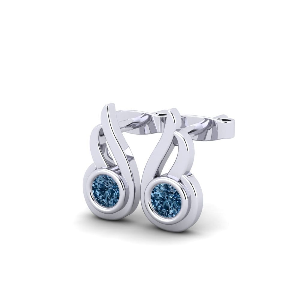 Blue Diamond Women's Earring Aortic