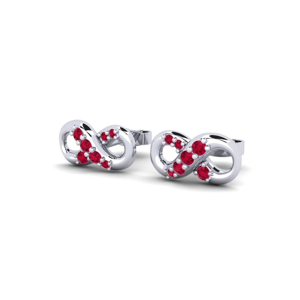 White Silver Women's Earring Apex