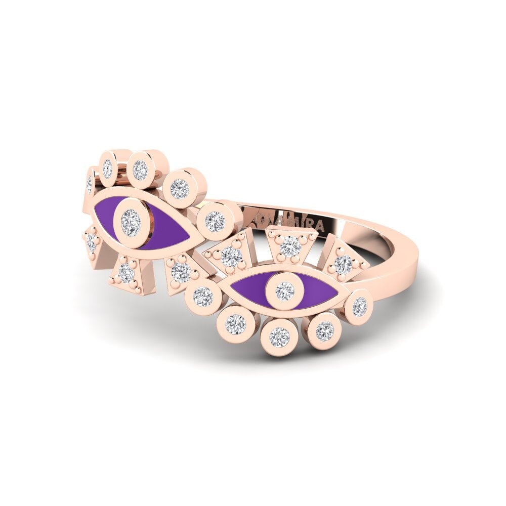 9ct Rose Gold Ring Aphrodis