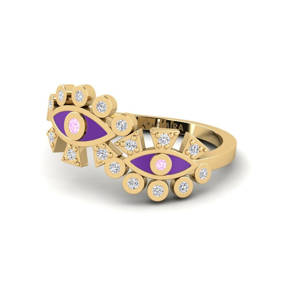 Saphir Rose Bague Aphrodis