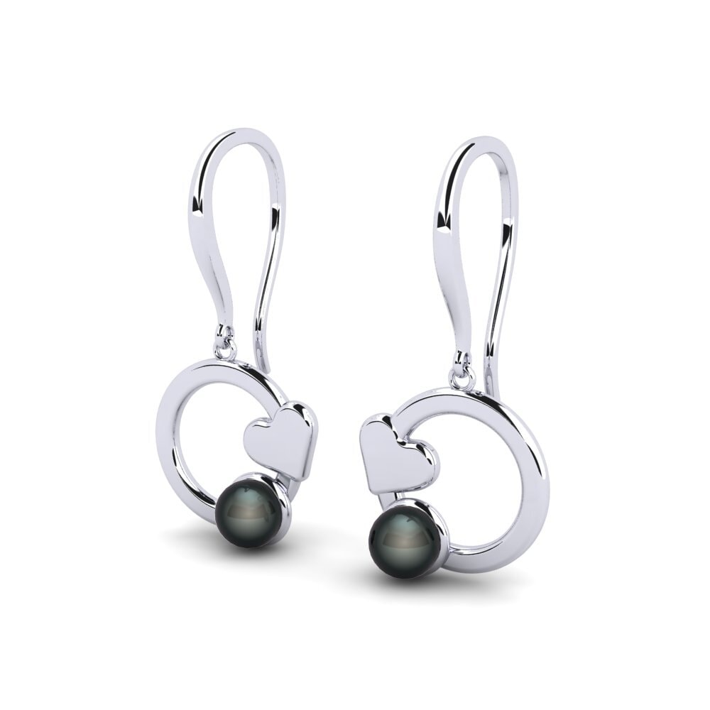 14ct White Gold Women's Earring Aplislo