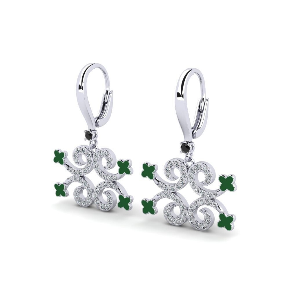Black Onyx Women's Earring Appat