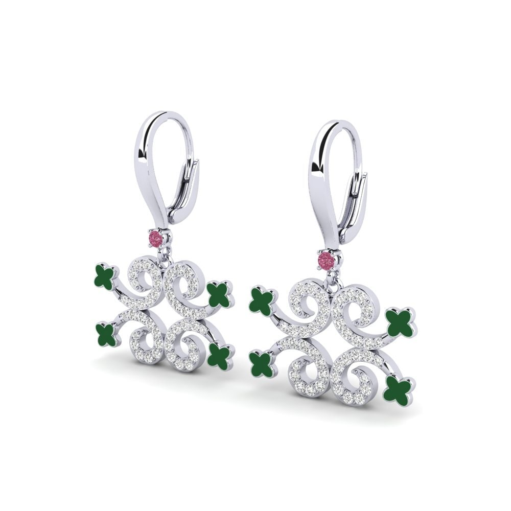 Rhodolite Garnet Women's Earring Appat