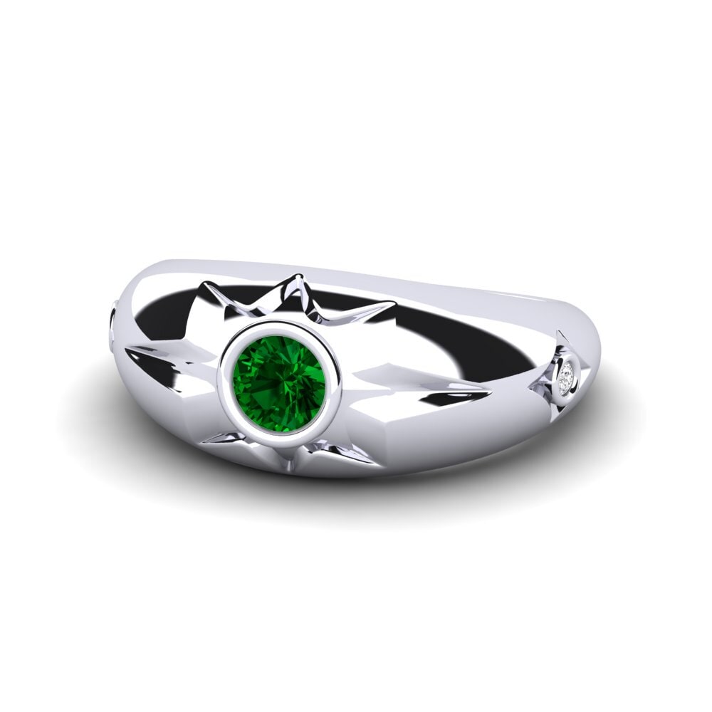 emerald-zirconia แหวน Appeared