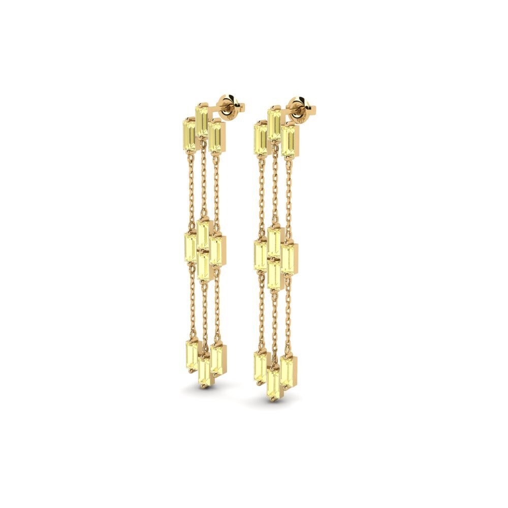 Yellow Sapphire Women's Earring Appendix